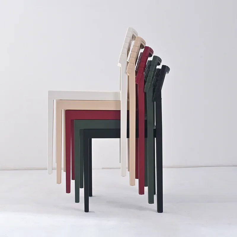 Modern Nordic Rattan-Style Dining Chairs, Set of 2 – Minimalist Dining Chair Set Babs