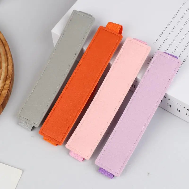 PU Leather Elastic Pen Holder Strap for Notebooks & Binders Notebook Pen Holder Babs