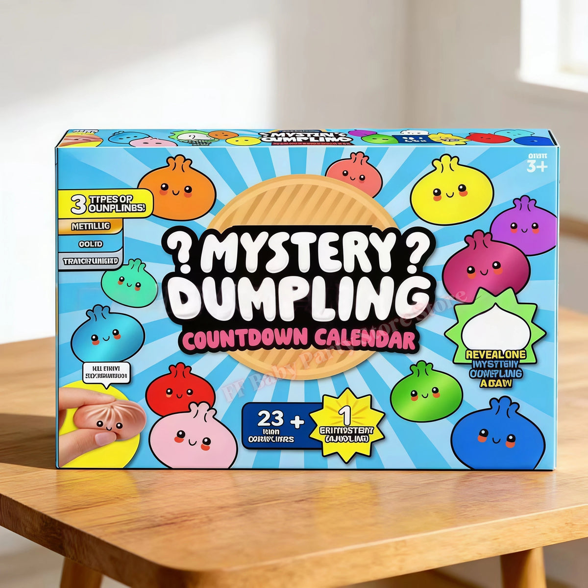24-Day Dumpling Squishy Advent Calendar Blind Box Xmas Gift