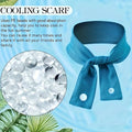 Cooling Ice Scarf – Outdoor Sports Headband & Sweat Wipe Cooling Sports Scarf Babs Blue