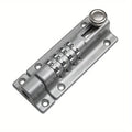 Combination Digit Padlock – Zinc Alloy Door Bolt Latch, Black/Silver Combination Padlock Babs A sliver