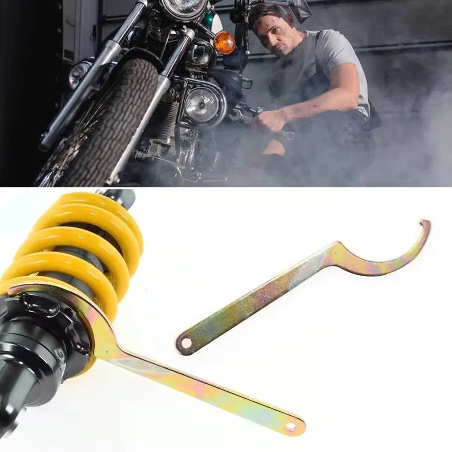 185mm Motorcycle Shock Absorber C Spanner Wrench Spring Adjuster Motorcycle Spanner Wrench Babs Default Title
