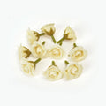 30/50Pcs Silk Artificial Rose Heads – Wedding & Party Décor Artificial Silk Flowers Babs Milk White 50Pcs