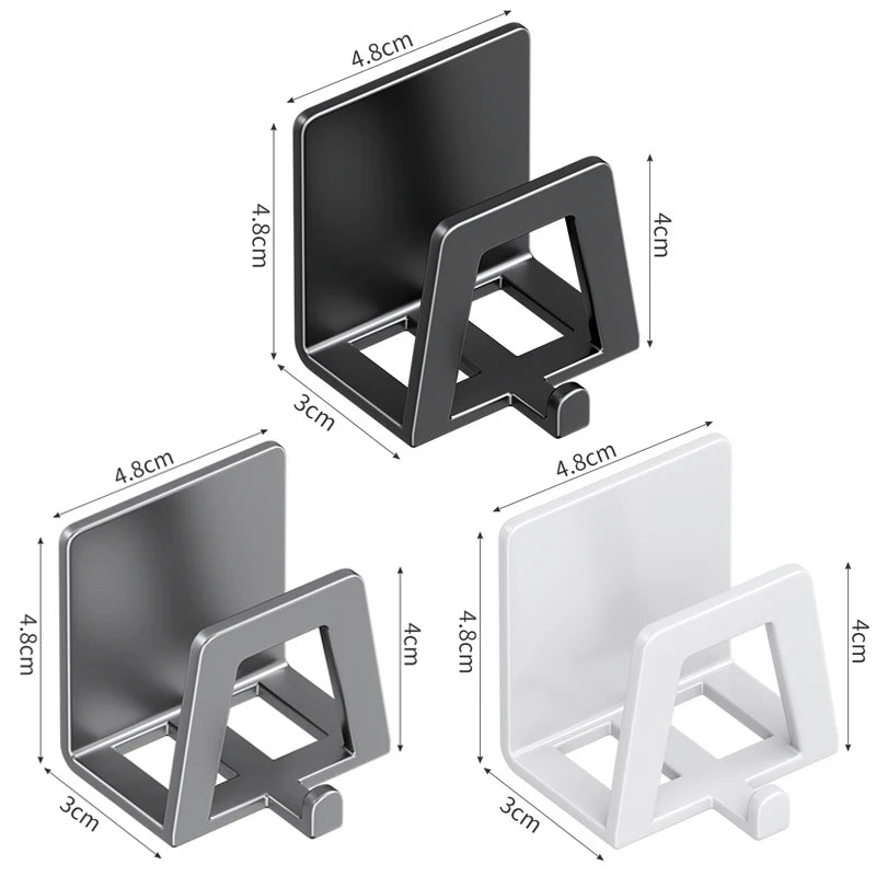 Stainless Steel Self-Adhesive Sponge Holder & Sink Rack Kitchen Sink Organizer Babs