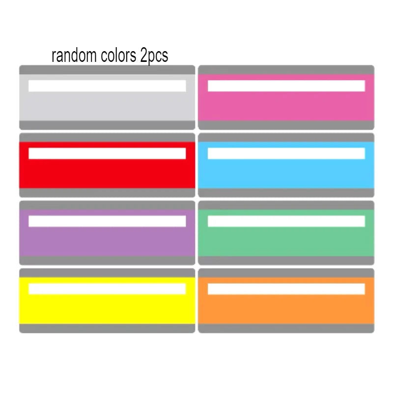 8-Pack Guided Reading Strips Multicolor Highlight Overlays Reading Overlay Strips Babs