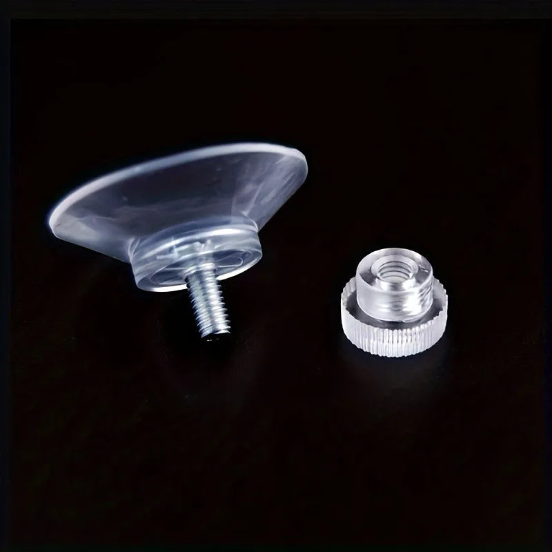 Suction Cup Glass Pads – Clear PVC Heavy-Duty Hook-Free Suction Cup Pads Babs