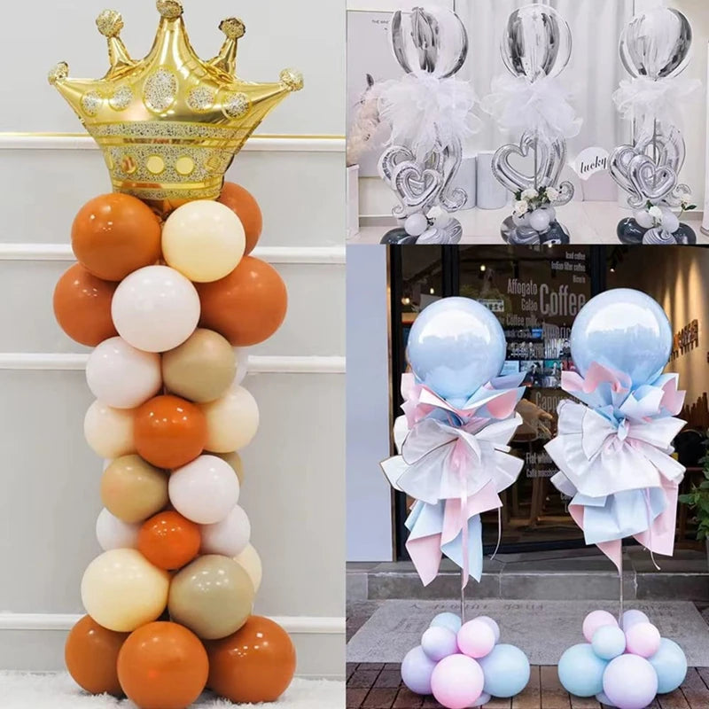2M Adjustable Balloon Column Stand Kit – Party Tower Pillar Balloon Column Stand Babs