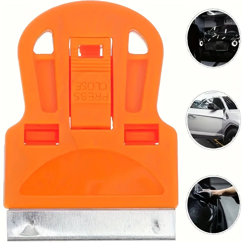 Mini Silicone Scraper for Stickers, Decals & Glue – 1/2 pcs Mini Scraper Tool Babs