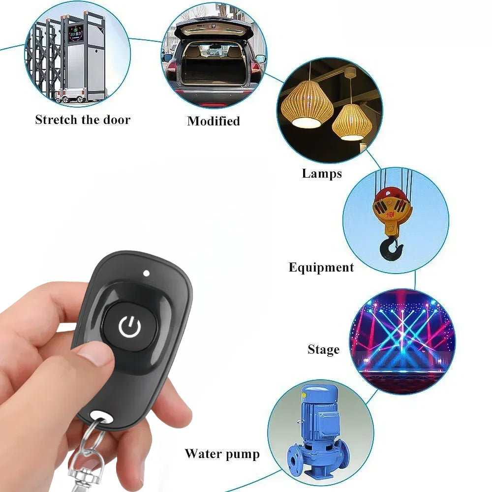 433MHz Wireless Remote Control Switch – 10A Relay Receiver Wireless Relay Switch Babs
