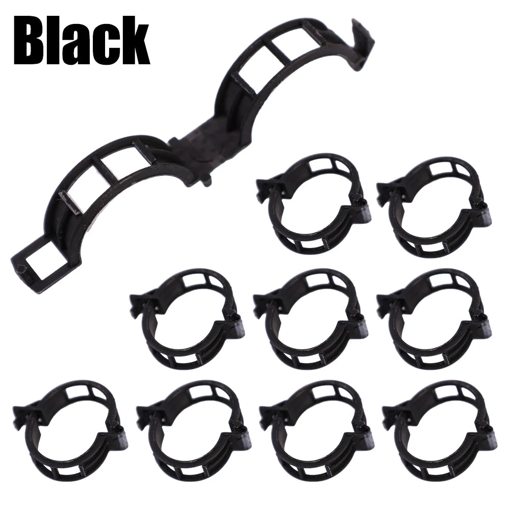 200Pcs Plant Support Clips for Vines, Tomatoes & Climbing Plants Garden Plant Clips Babs black 100pcs