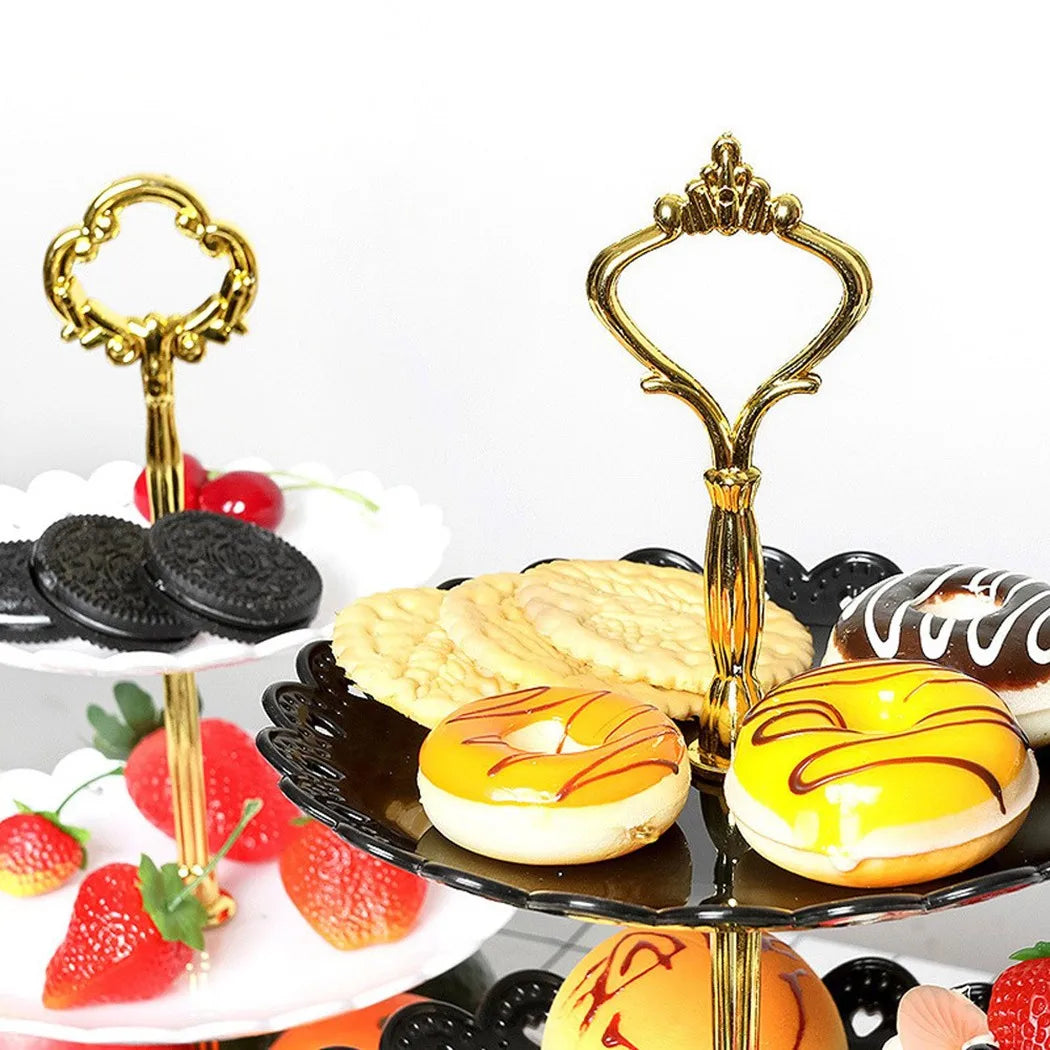 3-Tier Cake Stand Dessert Tray for Parties & Weddings Tiered Cake Stand Babs