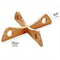 Wood Pot Rack Cross Trivet Mat & Drain Rack – Kitchen Décor Wood Kitchen Trivet Babs 1set
