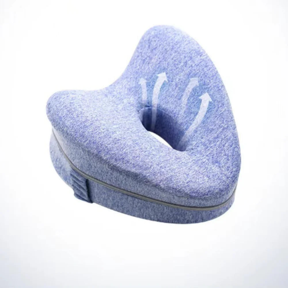 Memory Foam Heart Leg Pillow for Side Sleepers & Pregnancy Memory Foam Leg Pillow Babs