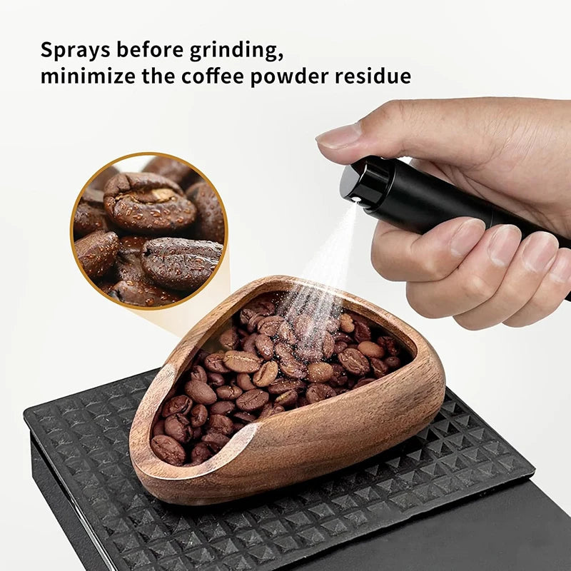 Wooden Coffee Bean Dosing Tray & Spray Bottle Set | Espresso Kit Espresso Accessory Set Babs