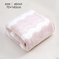 Extra Large Coral Velvet Bath Towel – Soft & Fast Absorbing Bath Towel Babs pink 1pc 70x140cm