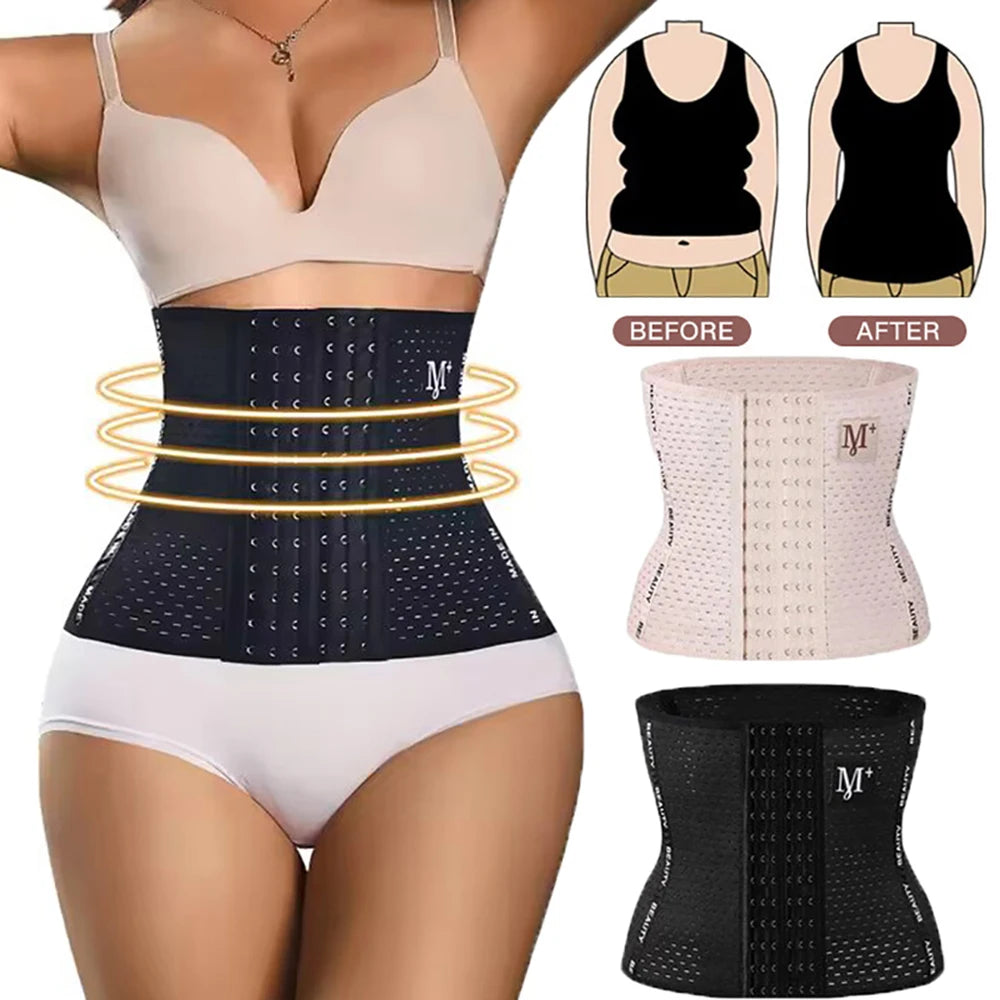 Women's Underbust Waist Cincher Corset Belt Body Shaper Waist Cincher Shapewear Babs