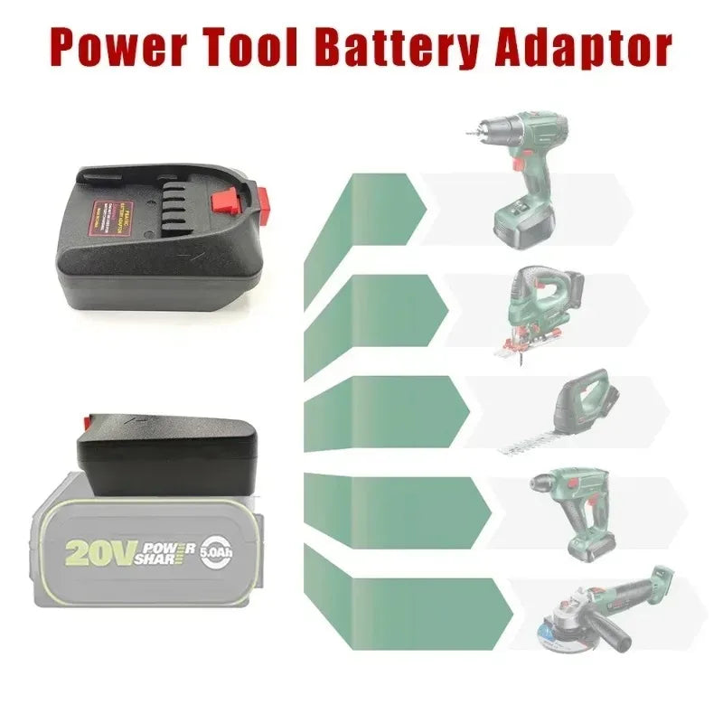 20V to 18V Battery Adapter – Worx/Kress 5-Pin to Bosch PBA Battery Adapter Babs
