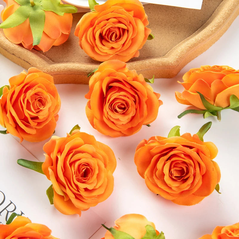 Silk Rose Artificial Flowers 10/20pcs – Wedding & Home Decor Artificial Silk Flowers Babs