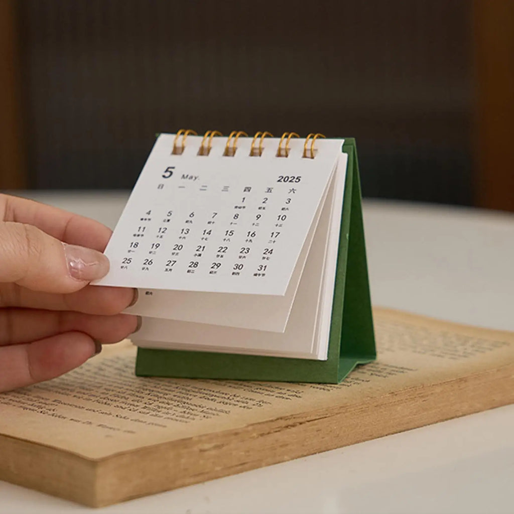 2026 Mini Desk Calendar – Portable 12-Month Planner Mini Desk Calendar Babs