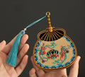 Chinese Enamel Incense Burner – Dunhuang Lute Design Censer Incense Burner Babs Bronze