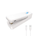 2-in-1 Mini Rechargeable Heat Bag Sealer & Cutter | Portable Heat Bag Sealer Babs 1 pack white