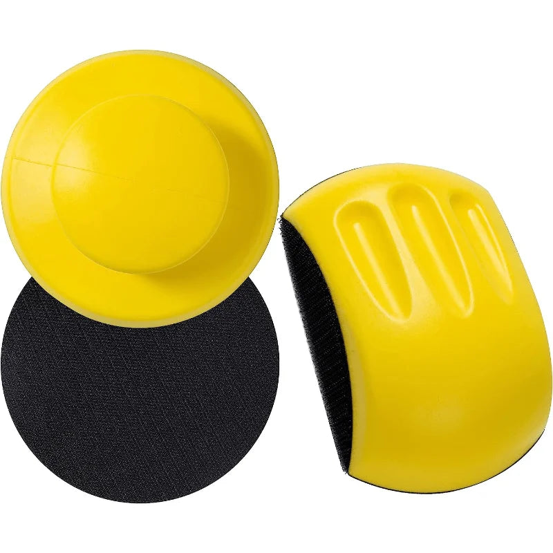 Hook & Loop Hand Sanding Block Set – Round & Mouse for Wood Hand Sanding Block Babs