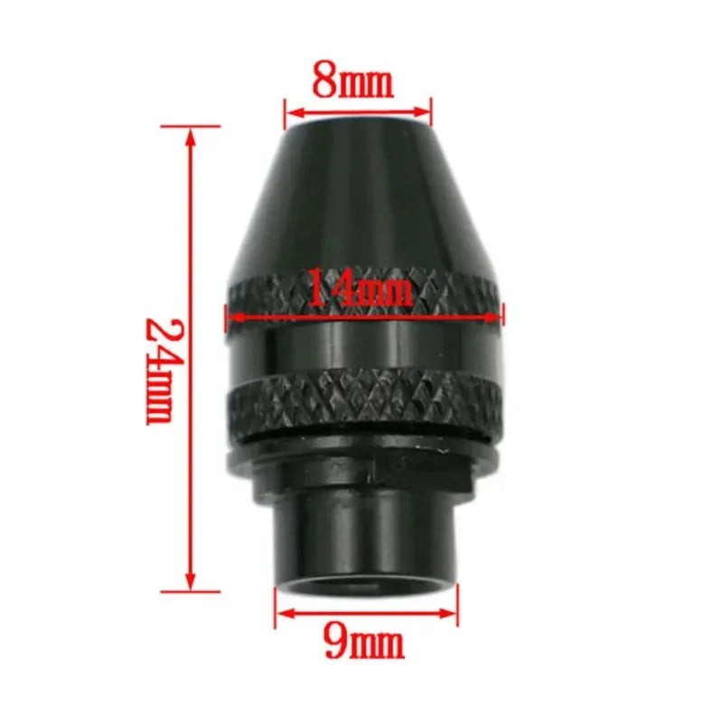Keyless Chuck Set 0.8–3.2mm for Rotary & Grinding Tools Rotary Tool Chuck Babs