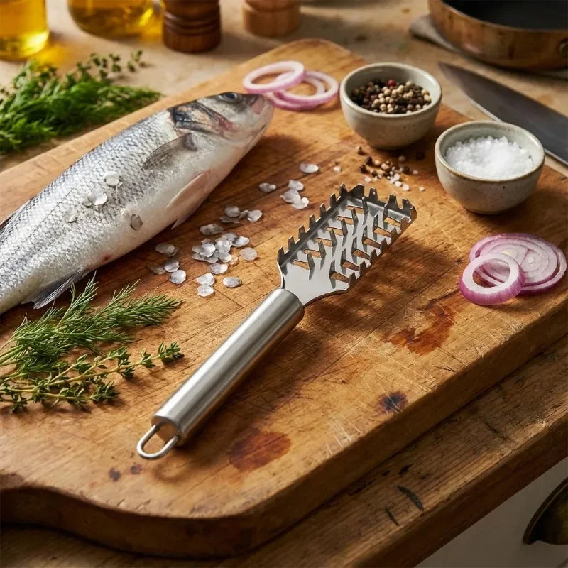 Multi-Purpose Kitchen Scraper – Fish, Ginger & Veggie Tool Kitchen Scraper Babs Default Title