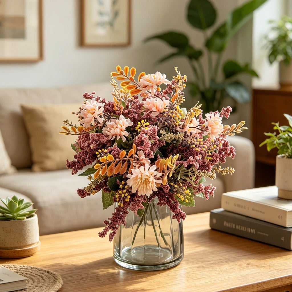 Artificial Silk Chrysanthemum Flower String – Home & Party Decor Artificial Flower String Babs