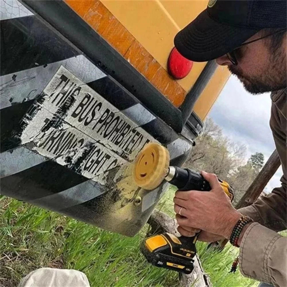 20mm Car Decal Eraser Wheel – Rubber Disc for Electric Drill Decal Removal Tool Babs