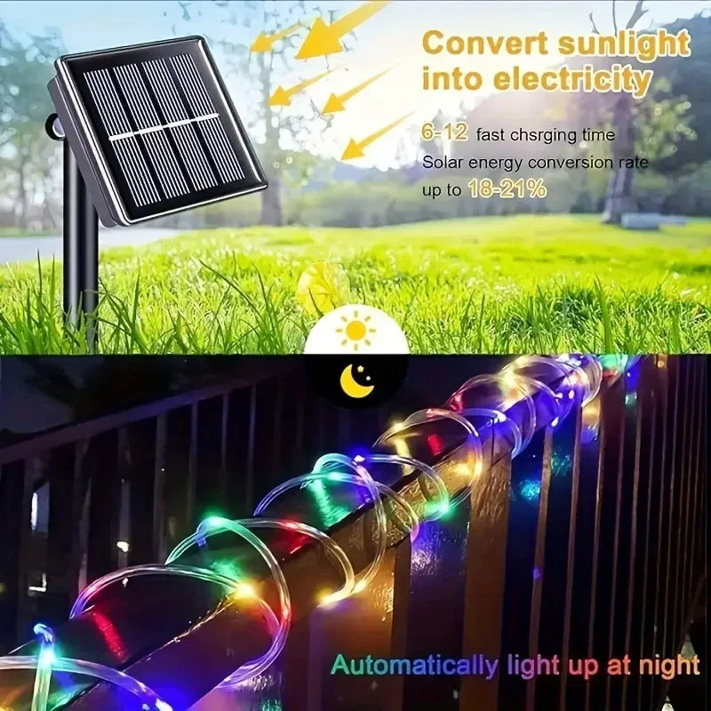 Solar LED String Lights – Waterproof Outdoor Fairy Garden Lights Solar String Lights Babs