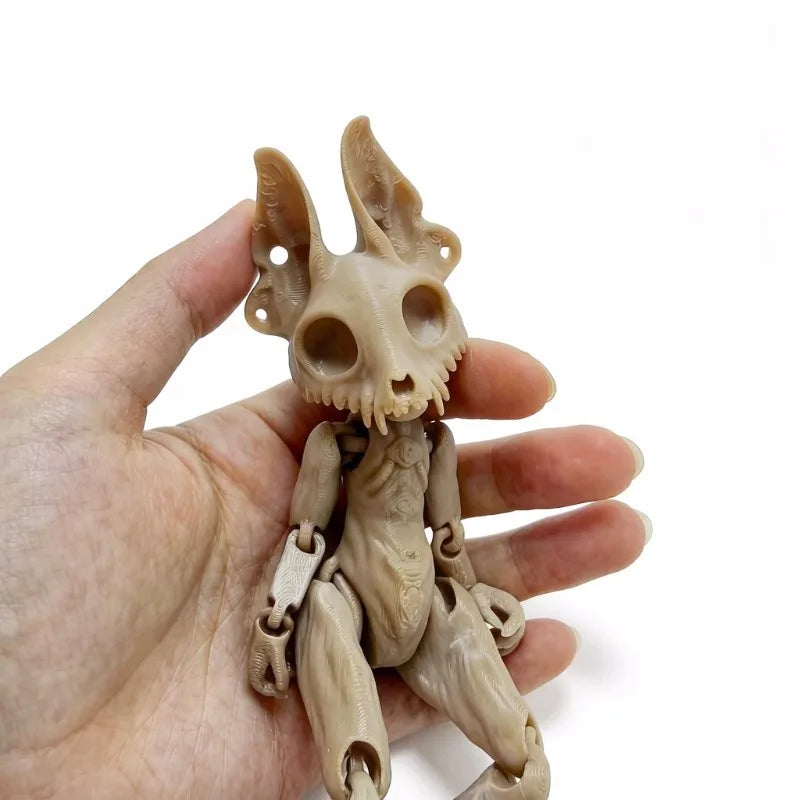 Demonic Cat Skeleton Ear Cuffs | Gothic Resin Ear Bands, Set of 2 Gothic Ear Cuffs Babs