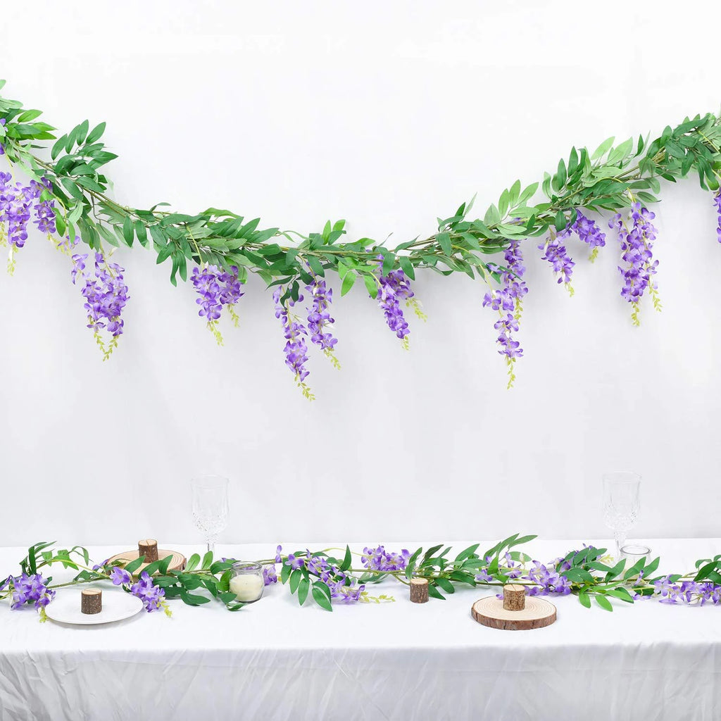 2M Artificial Hydrangea Leaf Vine for Wedding & Home Décor Artificial Flower Vine Babs