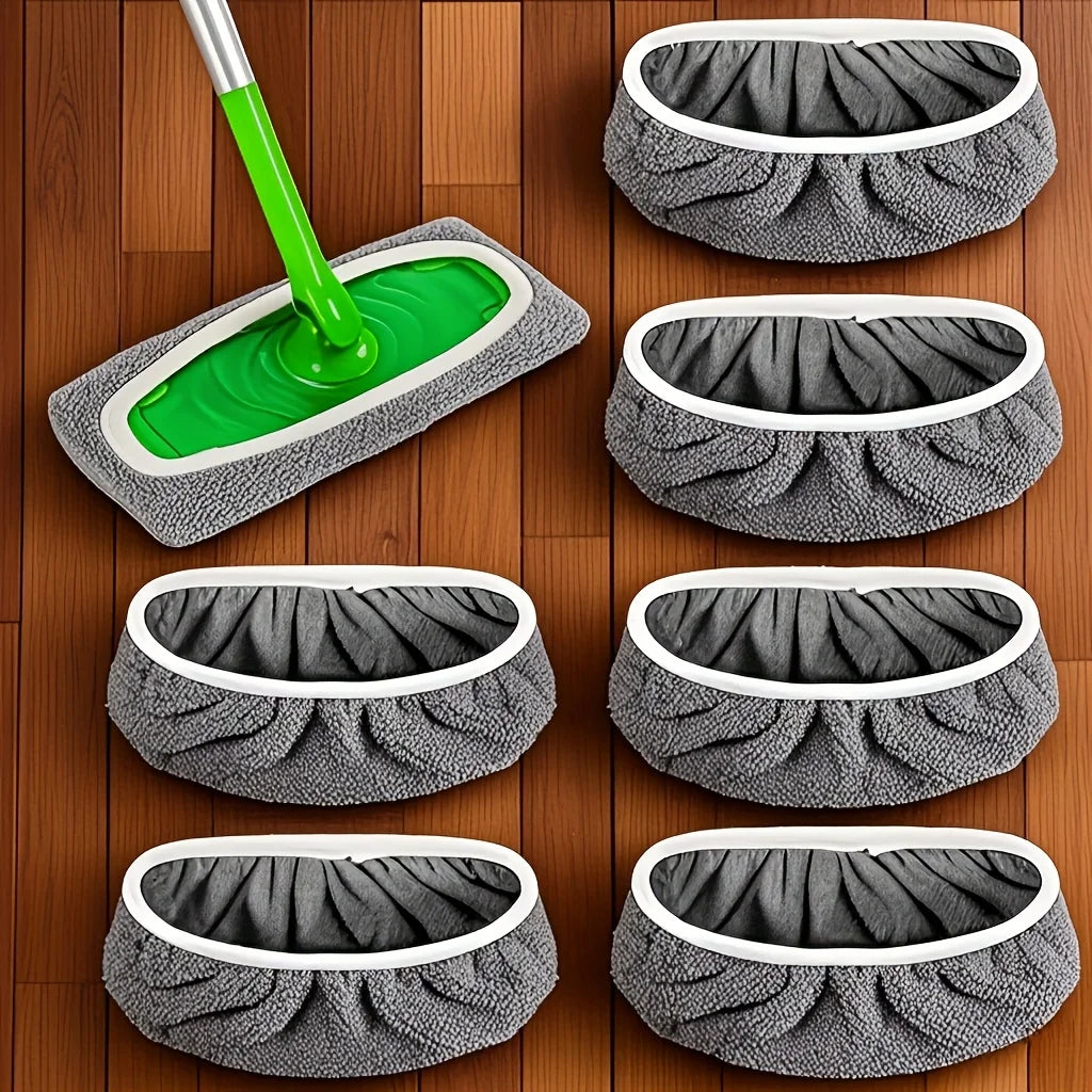 Reusable Microfiber Mop Replacement Pads – Wet & Dry, Washable Mop Replacement Pads Babs