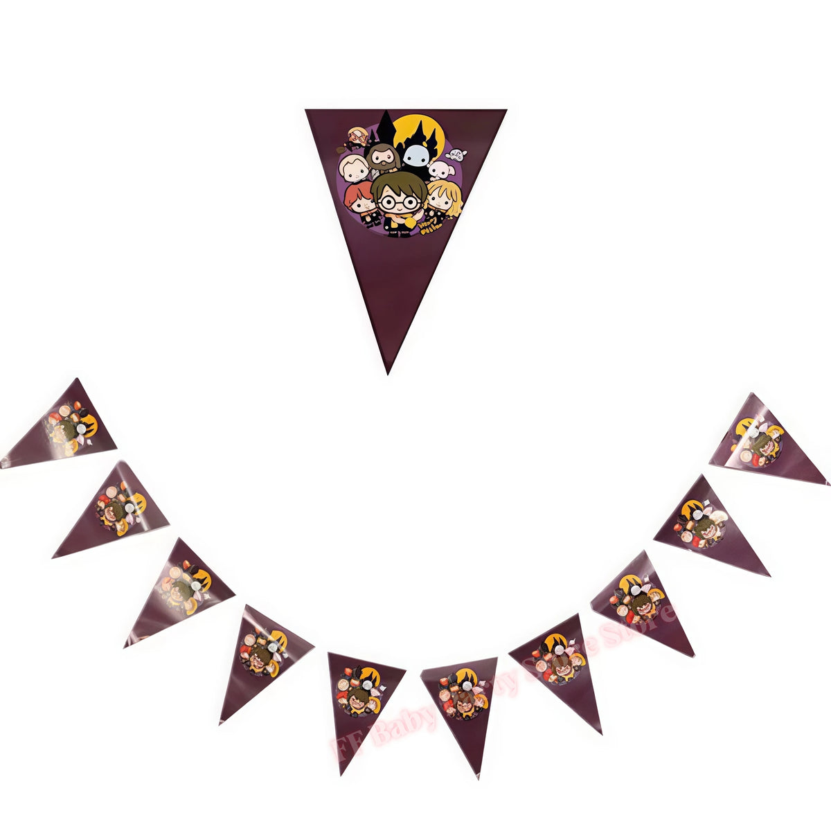 Magic Academy Kids Party Favors – Bracelets, Keychains & Balloons Kids Party Favors Babs 10pcs Pennants