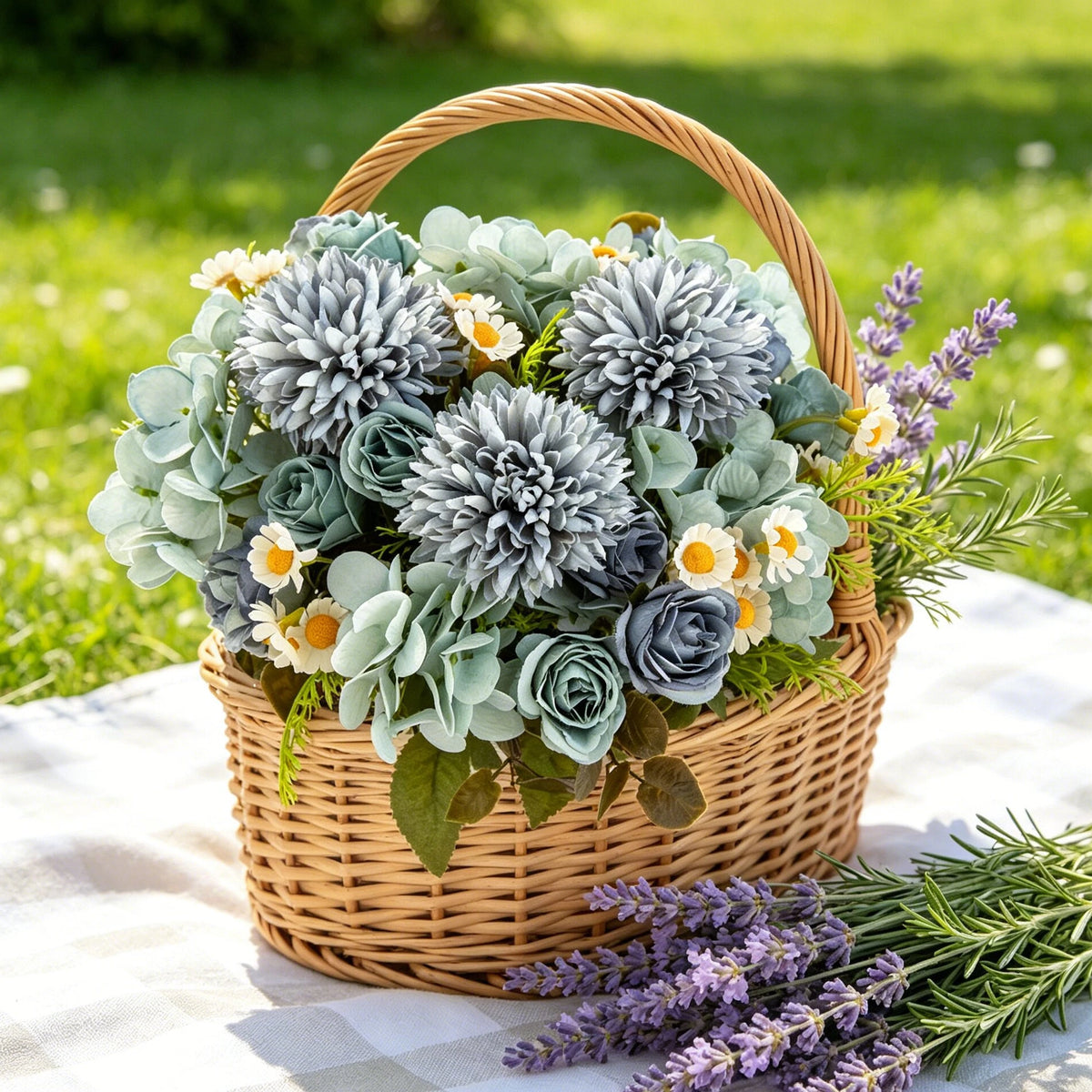 Artificial Chamomile Flower Bouquet for Wedding & Home Décor Artificial Flower Bouquet Babs