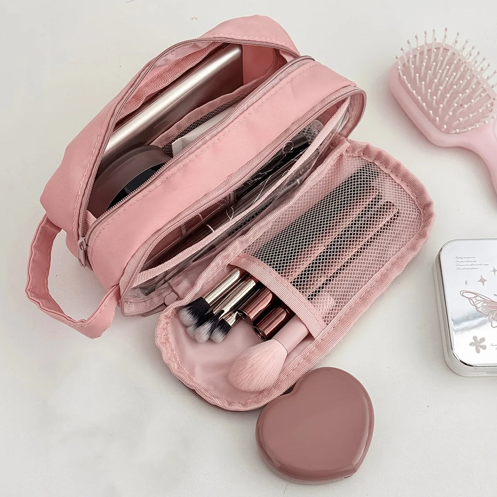 Large Capacity Travel Makeup Bag Organizer with Handle Travel Cosmetic Bag Babs