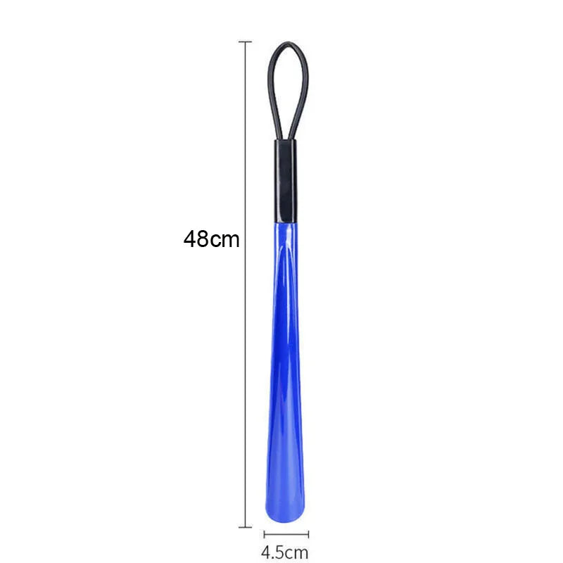Extra Long Shoe Horn – ABS Non-Slip, No-Bend Shoe Helper Long Handle Shoe Horn Babs blue 1pc