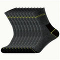 Men's Crew Socks 20 Pairs – Breathable Solid Sport & Casual Men's Crew Socks Babs One Size Dark Grey