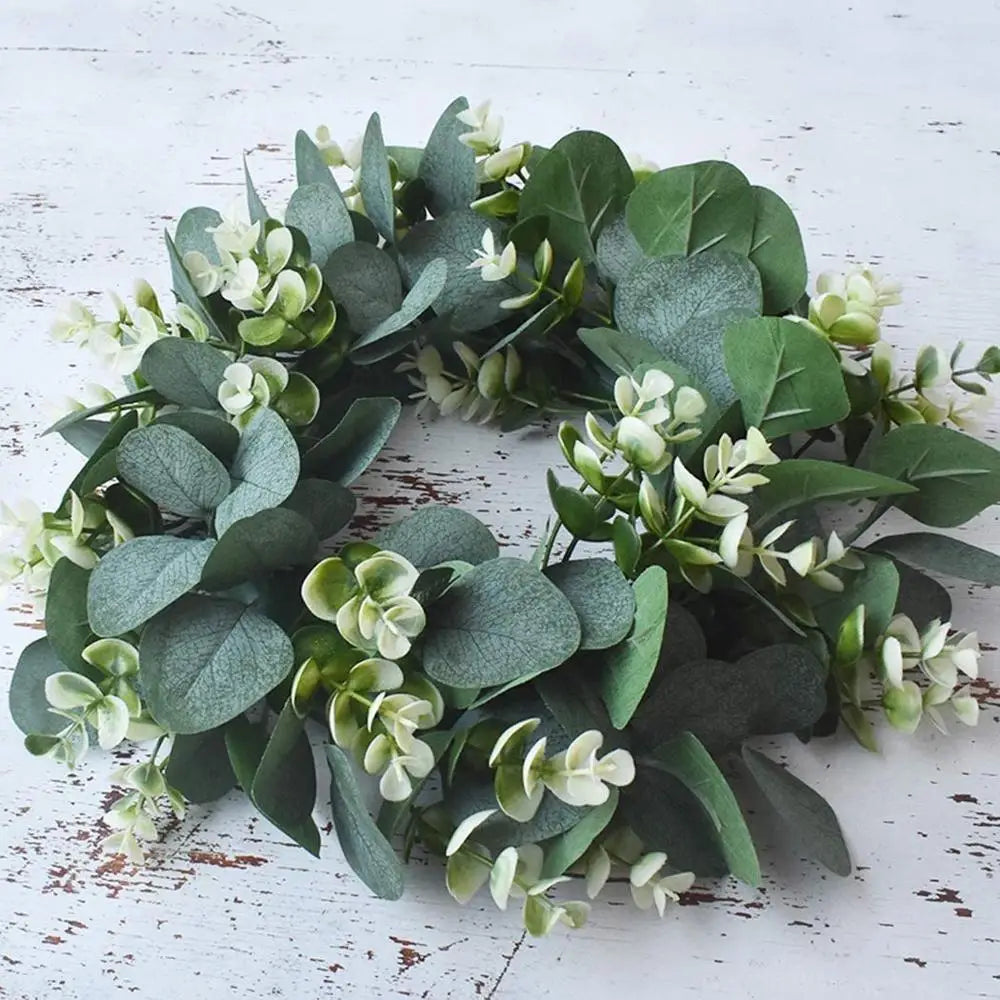 Artificial Eucalyptus Wreath – Wedding & Home Door Décor Artificial Wreath Babs