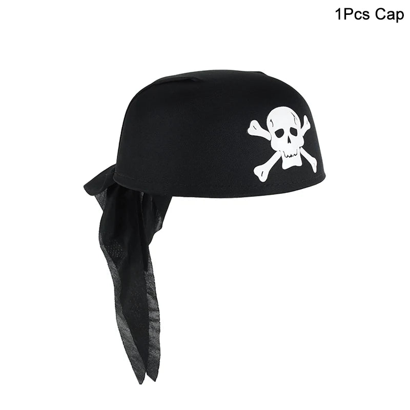Faux Leather Pirate Captain Hat – Adult & Kids Costume Accessory Costume Hat Babs D