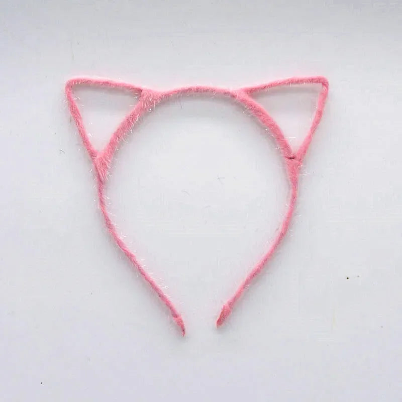 LED Flashing Cat & Fox Ears Headband – Glowing Party Hair Hoop