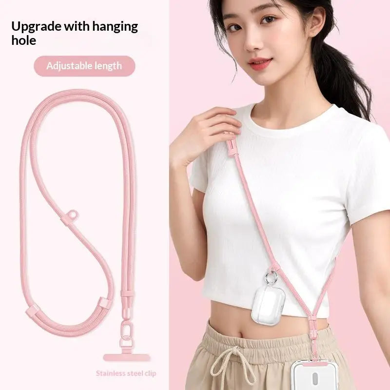 Adjustable Neck Phone Lanyard – Anti-Drop 360° Rotation Crossbody Phone Neck Lanyard Babs A8