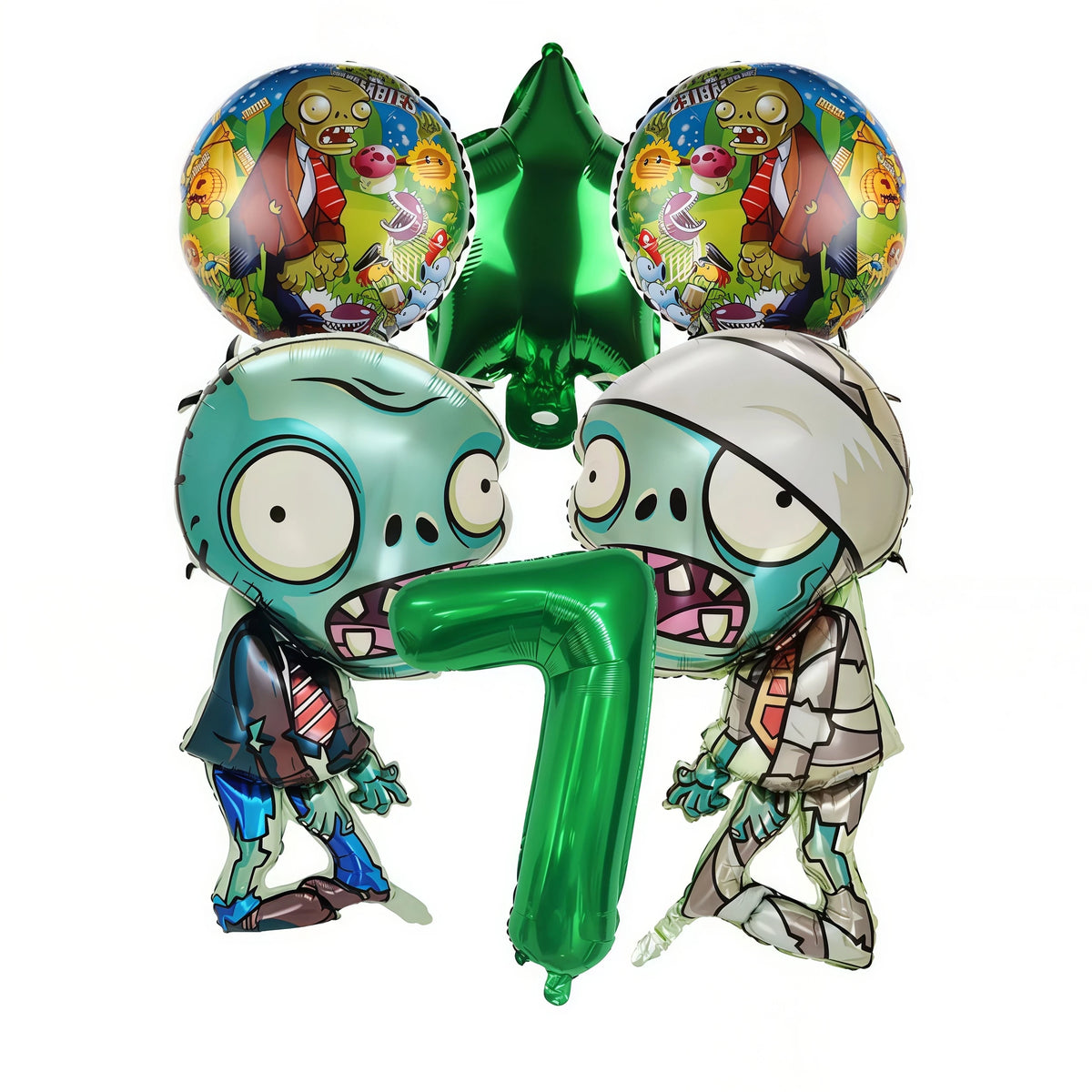Plants vs. Zombies Birthday Party Decoration Kit Birthday Party Kit Babs Balloon set-7