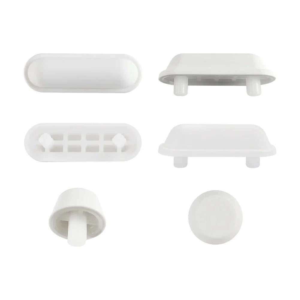 12-Pack Toilet Seat Bumper Pads – Anti-Slip Quiet Lid Buffers Toilet Seat Bumpers Babs