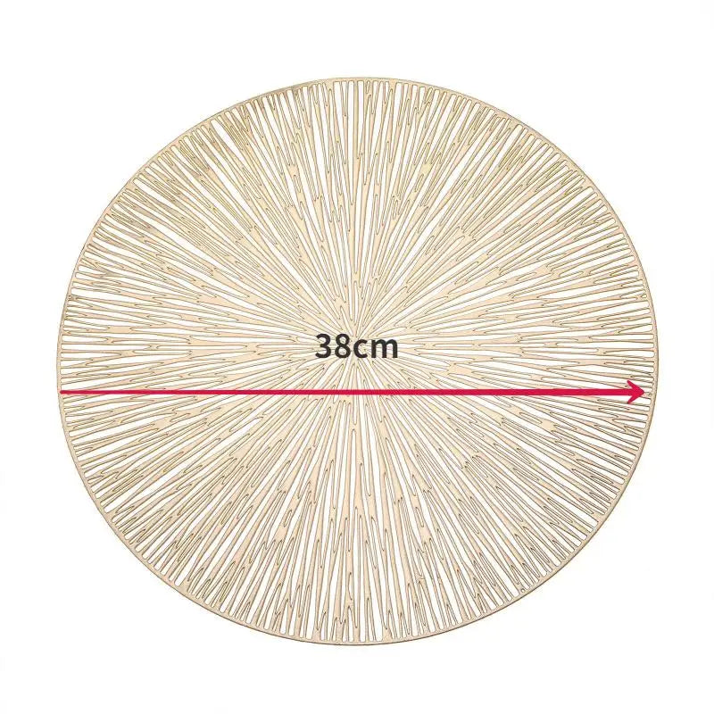 PVC Hollow Insulation Placemats | Heat Resistant Table Mats Dining Table Placemat Babs