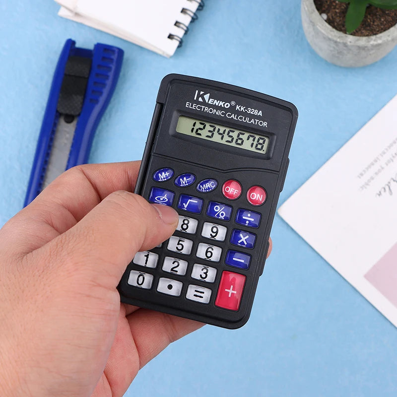 HUXUAN 8-Digit Pocket Mini Calculator – Compact & Portable Pocket Calculator Babs