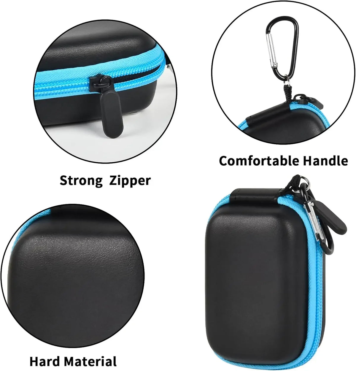Carrying Case for Noxgear 39g Wearable Bluetooth Clip Speaker Speaker Carrying Case Babs