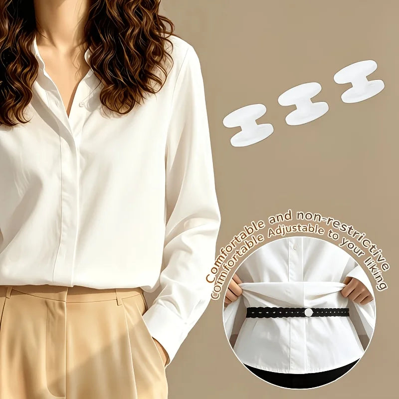 Adjustable Elastic Shirt Tuck Band – Invisible Shirt Holder Belt Shirt Tuck Band Babs