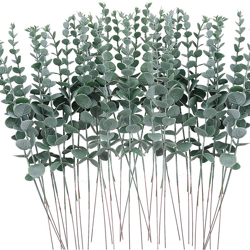 Artificial Eucalyptus Stems – Wedding, Christmas & Home Décor Artificial Floral Stems Babs